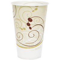 Disposable Cups, Paper, 12 oz., Multi-Colour OE075 | Southpoint Industrial Supply
