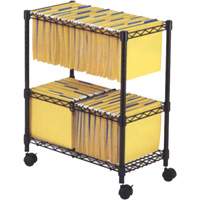 File Carts- 2-tier Rolling File Cart OE806 | Southpoint Industrial Supply