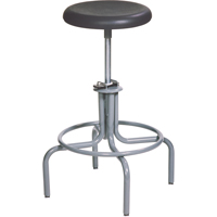 600 Series Stool, Stationary, Adjustable, 22" - 28", Polyurethane Seat, Black OG387 | Southpoint Industrial Supply
