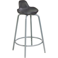 500 Series Stool, Sit/Stand, Adjustable, 18" - 26", Polyurethane Seat, Black OG389 | Southpoint Industrial Supply