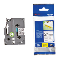 Laminated Industrial Tape, 24 mm x 13', Black on White Southpoint Industrial Supply