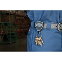 Super48™ Key Chains, Polycarbonate, 48" Cable, Belt Clip Attachment ON541 | Southpoint Industrial Supply