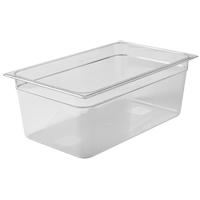Rubbermaid<sup>®</sup> Cold Food Pan, Plastic, 25.7 L Capacity, Clear OP068 | Southpoint Industrial Supply