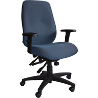 Cierra Ergonomic Chairs, Fabric, Blue, 250 lbs. Capacity Southpoint Industrial Supply