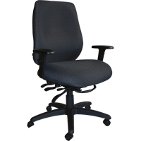 Cierra Heavy Duty Ergonomic Chairs, Fabric, Black, 400 lbs. Capacity Southpoint Industrial Supply