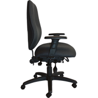 Cierra Heavy Duty Ergonomic Chairs, Fabric, Black, 400 lbs. Capacity Southpoint Industrial Supply