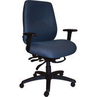 Chaises ergonomiques robustes Cierra , Tissu, Bleu, Capacit&eacute; 400 lb Southpoint Industrial Supply