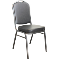 Stacking Chairs, Vinyl, 37" High, 275 lbs. Capacity, Black Southpoint Industrial Supply