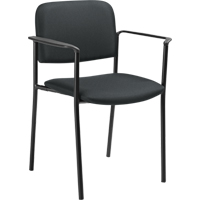 Chaises empilables, Tissu, Hauteur 32", Capacit&eacute; 300 lb, Charbon Southpoint Industrial Supply