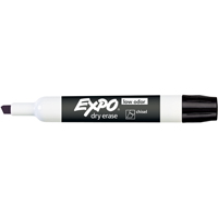 Expo&reg; Whiteboard Marker - Black, Black, Chisel Tip Southpoint Industrial Supply