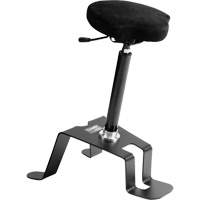 TA 200™ Ergonomic Sit/Stand Welding Chair, Sit/Stand, Adjustable, Fabric Seat, Black/Grey OP494 | Southpoint Industrial Supply