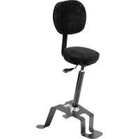 TA 300™ Ergonomic Sit/Stand Welding Chair, Sit/Stand, Adjustable, Fabric Seat, Black/Grey OP496 | Southpoint Industrial Supply