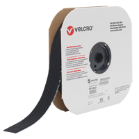 Fastener Tape, Loop, 25 yds x 2", Adhesive, Black Southpoint Industrial Supply