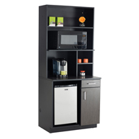 Modular Cabinet, Melamine, 39" H x 36" W x 25" D, Asian Night/Black OP755 | Southpoint Industrial Supply