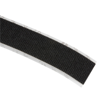 Low Profile Fastener Tape, Loop, 25 yds x 1", Adhesive, Black Southpoint Industrial Supply