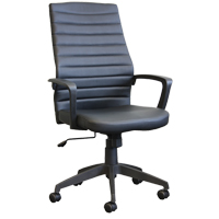 Activ A-128 Office Chair, Polyurethane, Black, 275 lbs. Capacity Southpoint Industrial Supply