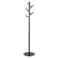 Coat Rack, 68" H, Black, 8 Hook(s) OP877 | Southpoint Industrial Supply