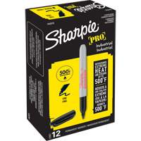 Pro Permanent Marker, Black, Fine Tip Southpoint Industrial Supply