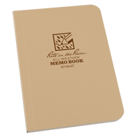 Memo Book, Soft Cover, Tan, 112 Pages, 3-1/2" W x 5" L OQ417 | Southpoint Industrial Supply
