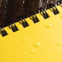 Side-Spiral Notebook, Soft Cover, Yellow, 64 Pages, 4-5/8" W x 7" L OQ546 | Southpoint Industrial Supply