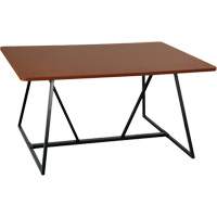 Oasis™ Sitting Teaming Table, 48" L x 60" W x 29" H, Cherry OQ701 | Southpoint Industrial Supply