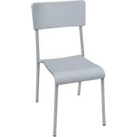 Ventura Stacking Chair, Polypropylene, 36" High, 300 lbs. Capacity, Grey OQ722 | Southpoint Industrial Supply