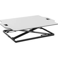 Goya™ Sit-Stand Workstation, Desktop Unit, 20" H x 31" W x 21-1/2" D, White OQ764 | Southpoint Industrial Supply