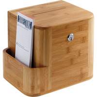 Bamboo Suggestion Box OQ927 | Southpoint Industrial Supply
