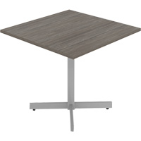 Cafeteria Table, 36" L x 36" W x 29-1/2" H, 1" Top, Laminate, Grey/White OQ946 | Southpoint Industrial Supply