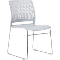 Activ™ Series Stacking Chairs, Polypropylene, 32-3/8" High, 250 lbs. Capacity, Grey OQ955 | Southpoint Industrial Supply