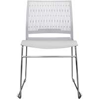Activ™ Series Stacking Chairs, Polypropylene, 32-3/8" High, 275 lbs. Capacity, Grey OQ955 | Southpoint Industrial Supply