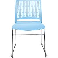 Activ™ Series Stacking Chairs, Polypropylene, 32-3/8" High, 275 lbs. Capacity, Blue OQ956 | Southpoint Industrial Supply
