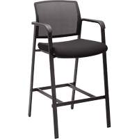 Activ™ Series Barstool Chair, Stationary, Fixed, 58-1/2", Mesh Seat, Black OQ960 | Southpoint Industrial Supply