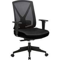 Activ™ Series Premium Synchro-Tilt Adjustable Chair, Fabric/Mesh, Black, 250 lbs. Capacity OQ962 | Southpoint Industrial Supply