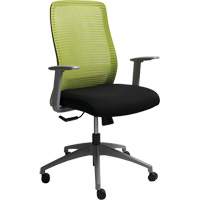 Era™ Series Adjustable Office Chair, Fabric/Mesh, Green, 250 lbs. Capacity OQ966 | Southpoint Industrial Supply
