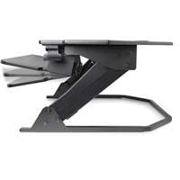 Goya™ Sit-Stand Corner Work Station, Desktop Unit, 20" H x 42" W x 37-4/5" D, Black OQ972 | Southpoint Industrial Supply