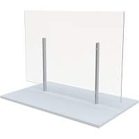 Freestanding Board Mount Sneeze Guard, 36" W x 36" H OR024 | Southpoint Industrial Supply