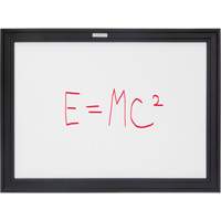 Black MDF Frame Whiteboard, Dry-Erase/Magnetic, 24" W x 18" H OR130 | Southpoint Industrial Supply