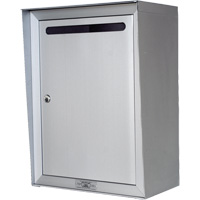 Collection Box, Wall -Mounted, 16-3/16" x 6-3/8", Aluminum OR349 | Southpoint Industrial Supply