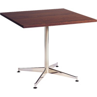 Cafeteria Table, 36" L x 36" W x 29-1/2" H, Laminate, Brown OR435 | Southpoint Industrial Supply