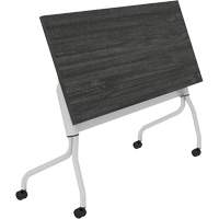 Newland Flip-Top Training Table, 24" L x 60" W x 29-1/2" H, Dark Brown OR438 | Southpoint Industrial Supply