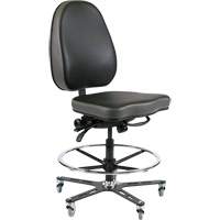 SF-190 Industrial Chair, Vinyl, Black OR510 | Southpoint Industrial Supply
