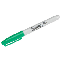 Permanent Markers - #15, Fine, Green PA396 | Southpoint Industrial Supply
