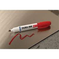 Marqueur Dura-Ink no 55, Rouge, Pointe Ciseau Southpoint Industrial Supply