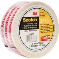 Ruban d'emballage Scotch 3775 avec message, Adh&eacute;sif Thermofusible, 2 mils, 48 mm (1-22/25") x 100 m (328') Southpoint Industrial Supply