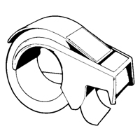 Distributeur manuel de ruban adh&eacute;sif, Standard, Convient au ruban de largeur de 50,8 mm (2") Southpoint Industrial Supply