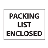 Packing List Envelopes, 4" L x 5" W, Backloading Style Southpoint Industrial Supply