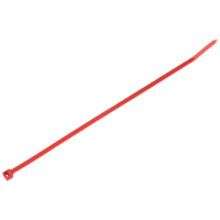 Intermediate Cable Ties, 8" Long, 40 lbs. Tensile Strength, Red XI976 | Southpoint Industrial Supply