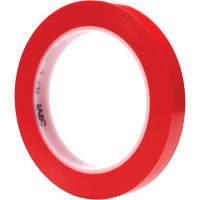 471 Vinyl Tape, 12 mm (1/2") W x 32.9 m (108') L, 5.3 mils, Red Southpoint Industrial Supply
