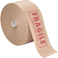 Pre-Printed Gummed Tapes, 76 mm (3") x 137 m (449.475'), Kraft Southpoint Industrial Supply